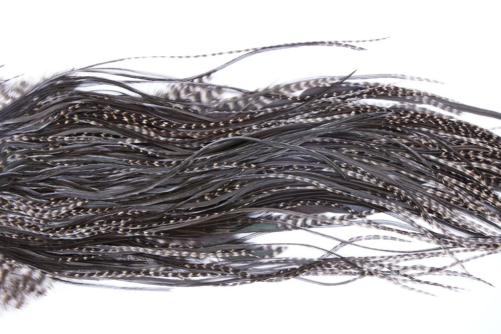 93 - JimsFlyCo Dry Fly Hackle, Variant #2 Grade Rooster Saddle, Ties Sizes 14-16