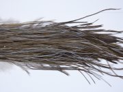 9355 - JimsFlyCo Dry Fly Hackle, Medium Dun #1 Grade Rooster Saddle, Ties Sizes 14-16