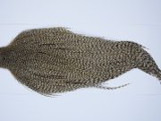 9414 - JimsFlyCo Dry Fly Hackle, Grizzly Dun Variant #1 Grade Rooster Cape, Ties Sizes 10-22