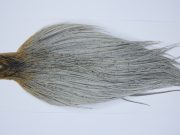 9505 - JimsFlyCo Dry Fly Hackle, Light Dun #1 Grade Rooster Cape, Ties Sizes 10-24
