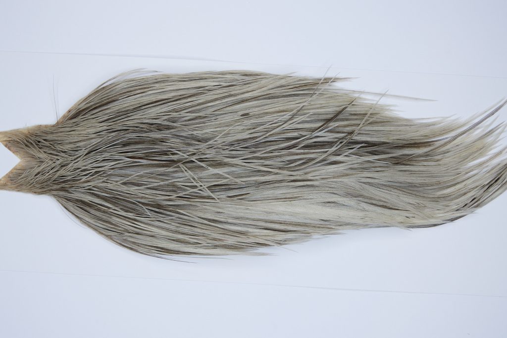 9511 - JimsFlyCo Dry Fly Hackle, Light Dun #1 Grade Rooster Cape, Ties Sizes 12-22