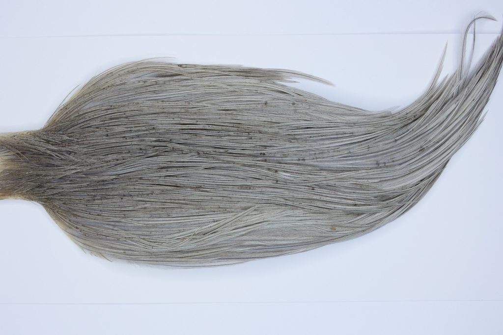 9533 - JimsFlyCo Dry Fly Hackle, Light Dun #2 Grade Rooster Cape, Ties Sizes 12-24