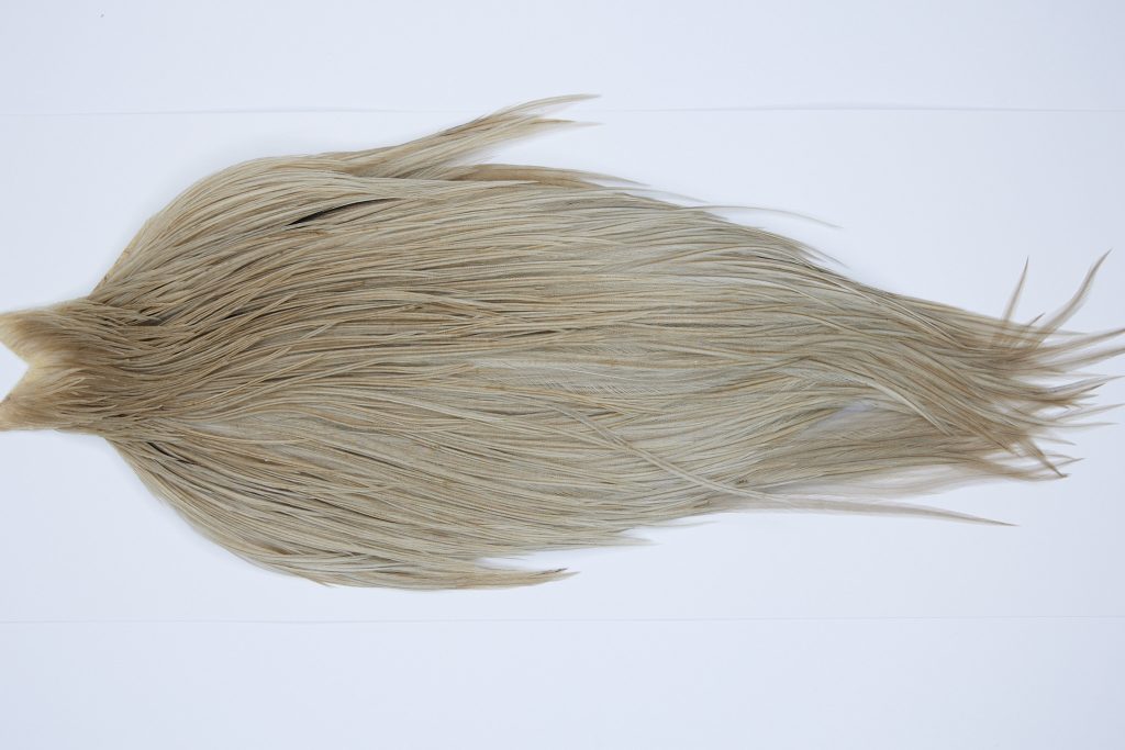 9540 - JimsFlyCo Dry Fly Hackle, Light Dun #2 Grade Rooster Cape, Ties Sizes 10-22