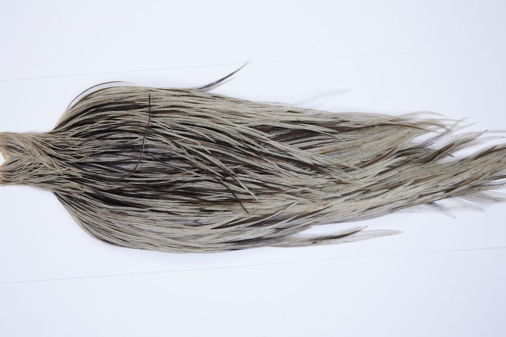 9782 - JimsFlyCo Dry Fly Hackle, Dun Splash #2 Grade Rooster Cape, Ties Sizes 10-18