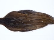 9867 - JimsFlyCo Dry Fly Hackle, Brown Dun #1 Grade Rooster Cape, Ties Sizes 10-20