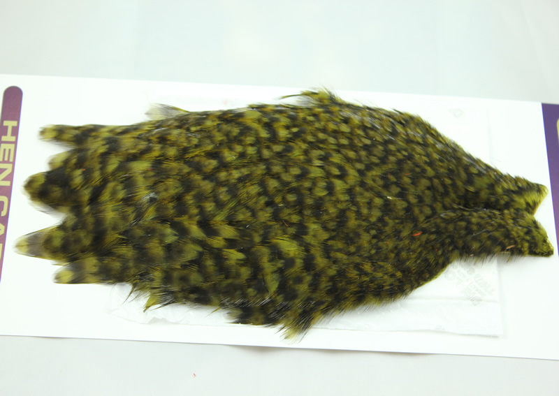 American Hen Cape Grizzly Dark Olive