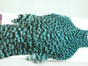 American Hen Cape Grizzly Silver Doctor Blue