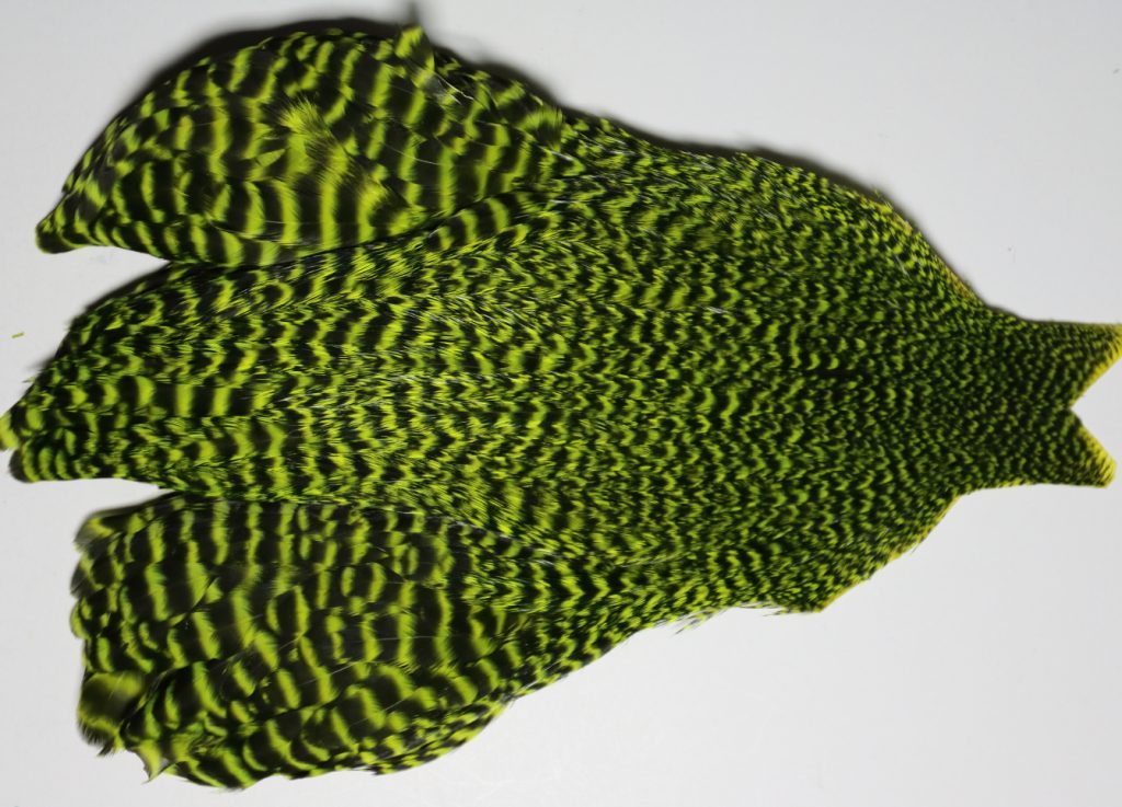 JimsFlyCo GrizzLy & Chartreuse. Hen Cape