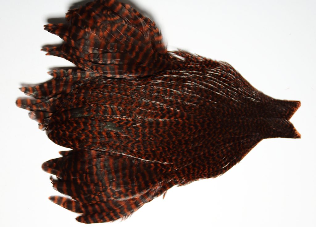 JimsFlyCo Grizzly & Fiery Brown Hen Cape