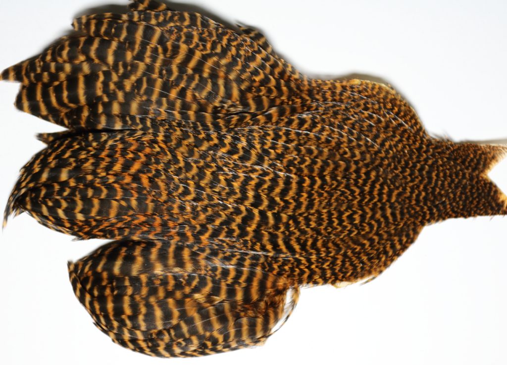 JimsFlyCo GrizzLy & Golden Brown Hen Cape