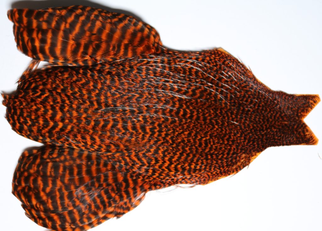 JimsFlyCo Grizzly & Orange Hen Cape