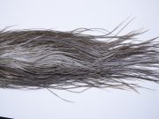 169 - JimsFlyCo Dry Fly Hackle, Grey Dun Badger #1 Grade Rooster Saddle, Ties Sizes 12-14