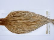 630 - Heritage Dry Fly Hackle, Barred Ginger #2 Grade Rooster Cape, Ties Sizes 12-20