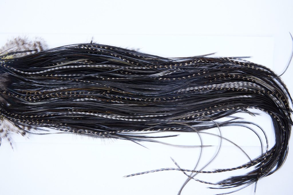 67 - JimsFlyCo Dry Fly Hackle, Variant #1 Grade Rooster Saddle, Ties Sizes 12-16