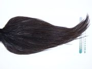 719 - Hebert Dry Fly Hackle, Black Pro Grade Rooster Cape, Ties Sizes 12-20