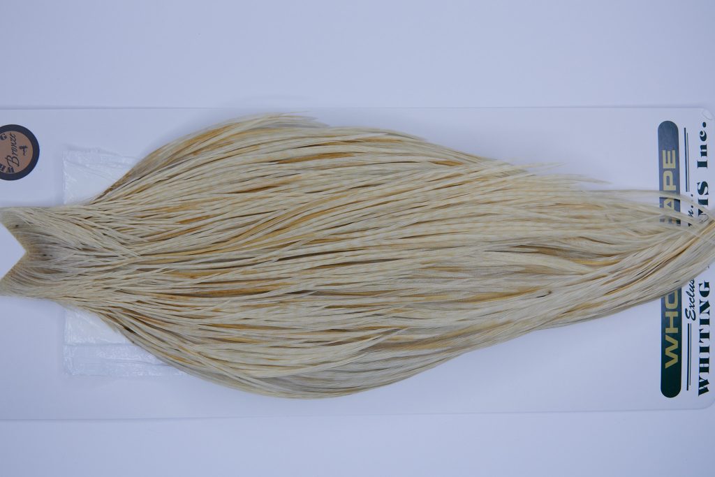 751 - Hebert Dry Fly Hackle, Variant Bronze Grade Rooster Cape, Ties Sizes 12-18