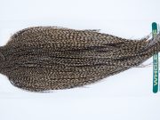 1030 Hebert Dry Fly Hackle, Silver Grade Rooster Cape Dun Grizzly Ties Sizes 10-24