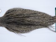 1032 Hebert Dry Fly Hackle, Silver Grade Rooster Cape Dun Grizzly Ties Sizes 10-24