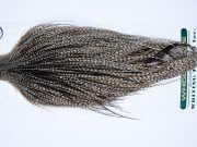 1040 Hebert Dry Fly Hackle, Silver Grade Rooster Cape Dun Grizzly Ties Sizes 10-24