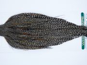 1054 Hebert Dry Fly Hackle, Silver Grade Rooster Cape Grizzly Variant Ties Sizes 8-22