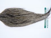 1071 Hebert Dry Fly Hackle, Silver Grade 10-24 Grizzly Variant Ties Sizes 10-24
