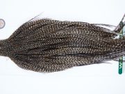 1085 Hebert Dry Fly Hackle, Bronze Grade 10-24 Grizzly Variant Ties Sizes 10-24