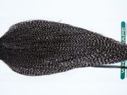 1088 Hebert Dry Fly Hackle, Bronze Grade Rooster Cape Grizzly Variant Ties Sizes 10-22