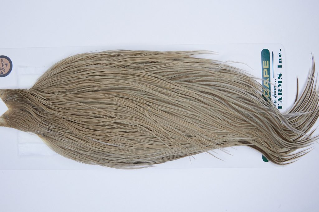 1120 Hebert Dry Fly Hackle, Bronze Grade 10-24 Light Tan Dun Ties Sizes 10-24