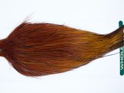 1128 Hebert Dry Fly Hackle, Bronze Grade 10-22 Medium Brown Ties Sizes 10-22