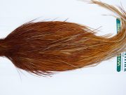 1131 Hebert Dry Fly Hackle, Bronze Grade Rooster Cape Medium Brown Ties Size 10-24