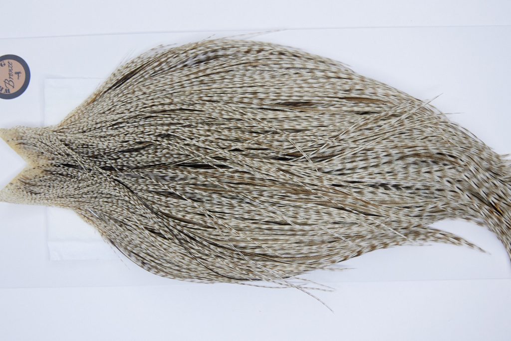 1172 Hebert Dry Fly Hackle, Bronze Grade 10-20 Variant Ties Sizes 10-20