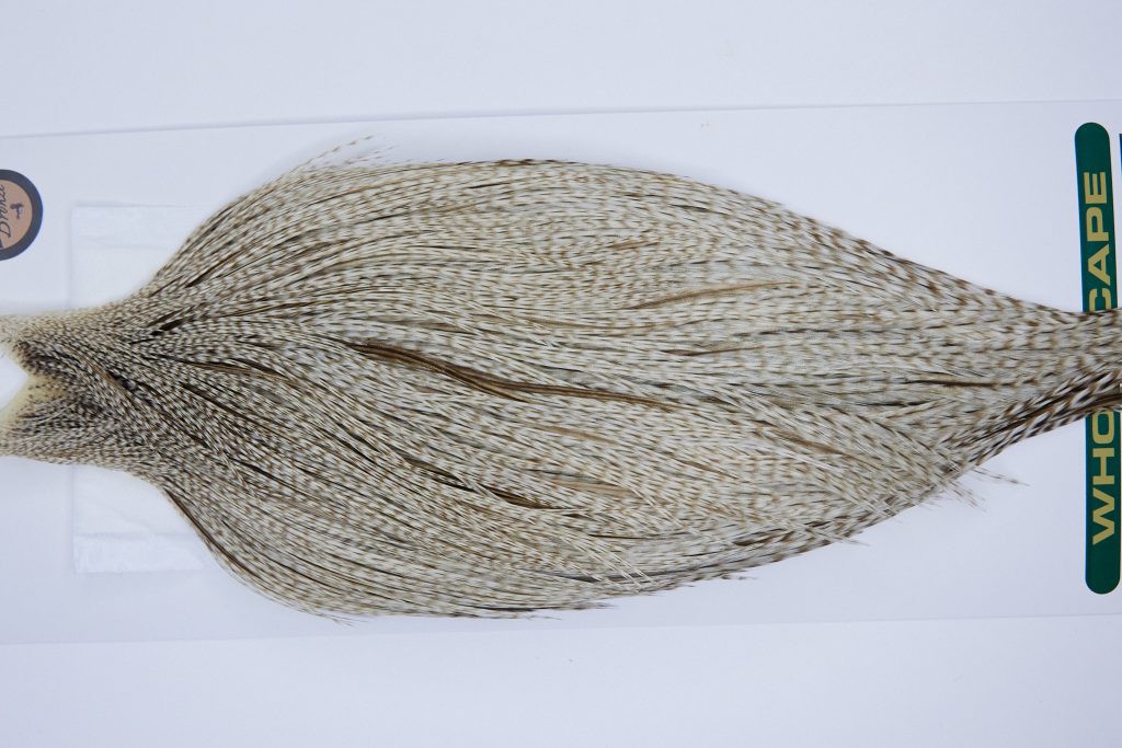 1173 Hebert Dry Fly Hackle, Bronze Grade Rooster Cape Variant Ties Sizes 8-24