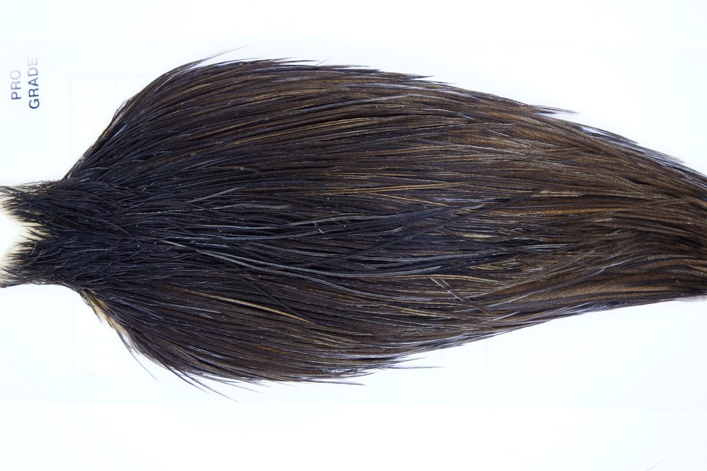 1222 Hebert Dry Fly Hackle, Pro Grade 8-22 Black Ties Sizes 8-22