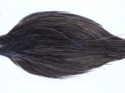 1223 Hebert Dry Fly Hackle, Pro Grade Rooster Cape Black Ties Sizes 10-24
