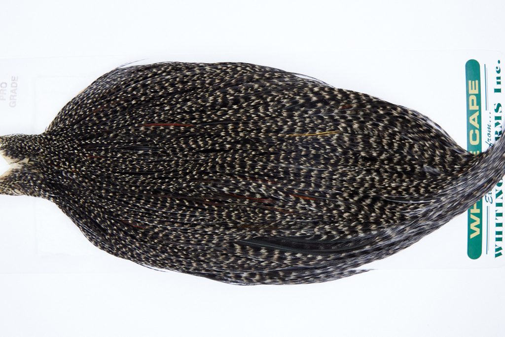 1229 Hebert Dry Fly Hackle, Pro Grade 10-22 Grizzly Variant Ties Sizes 10-22