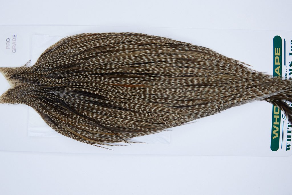 1278 Hebert Dry Fly Hackle, Pro Grade 12-24 Dun Grizzly Ties Sizes 12-24