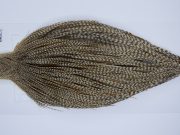 1279 Hebert Dry Fly Hackle, Pro Grade Rooster Cape Dun Grizzly Ties Sizes 8-20