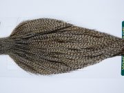 1284 Hebert Dry Fly Hackle, Pro Grade Rooster Cape Dun Grizzly Ties Sizes 10-24