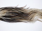 1346 Hebert Dry Fly Hackle, Silver Grade Rooster Saddle Variant Ties Size None