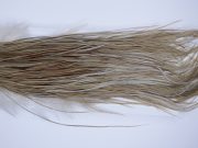 1372 Hebert Dry Fly Hackle, Bronze Grade Rooster Saddle Medium Brown Dun Ties Sizes 12-16