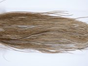 1374 Hebert Dry Fly Hackle, Bronze Grade Rooster Saddle Medium Brown Dun Ties Sizes 14-16