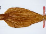 1463 Whiting Dry Fly Hackle, Bronze Grade Rooster Cape Medium Ginger Ties Sizes 10-22