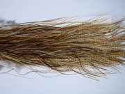 1615 Whiting Dry Fly Hackle, Bronze Grade Midge Saddle Medium Barred Ginger Ties Sizes 18-20