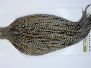 1721 Heritage Dry Fly Hackle, 1 Grade Rooster Cape Grizzly Variant Ties Size 8-22