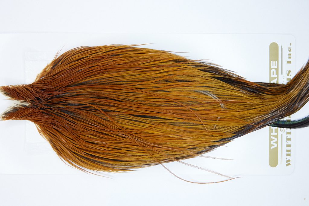 1728 Heritage Dry Fly Hackle, 1 Grade Rooster Cape Brown Ties Size 8-22