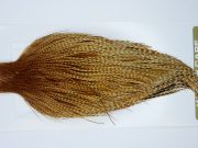 1744 Heritage Dry Fly Hackle, 2 Grade Rooster Cape Barred Ginger Ties Size 10-22