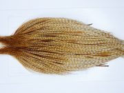 1753 Heritage Dry Fly Hackle, 2 Grade Rooster Cape Barred Ginger Ties Size 10-22