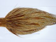 1754 Heritage Dry Fly Hackle, 2 Grade Rooster Cape Barred Ginger Ties Size 10-24
