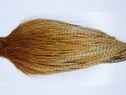 1756 Heritage Dry Fly Hackle, 2 Grade Rooster Cape Barred Ginger Ties Size 10-22