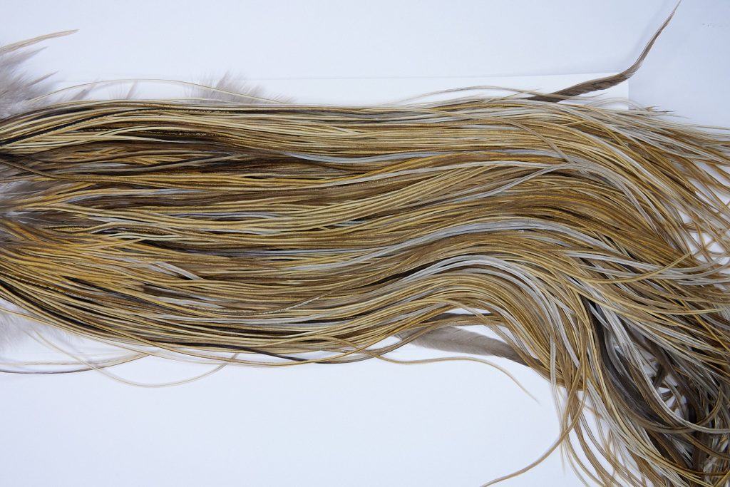 Whiting Heritage Rooster Saddle Heritage Vermiculated Badger Fly Tying Hackle